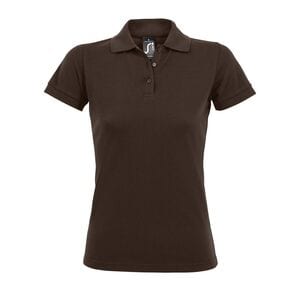 SOL'S 00573 - PRIME WOMEN Polycotton Polo Shirt Chocolate