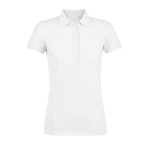 NEOBLU 03189 - Owen Women Piqué Polo Shirt With Concealed Placket Blanc optique