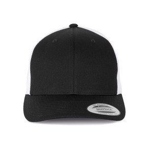 K-up KP912 - RETRO STYLE TRUCKER CAP - 6 panels Black / White