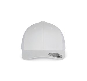 K-up KP912 - RETRO STYLE TRUCKER CAP - 6 panels White / White