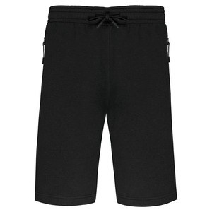 Proact PA1023 - Kids' fleece multisport bermuda shorts Black