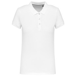 Kariban K2001 - Ladies' Supima® short sleeve polo shirt White