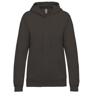 Kariban K473 - Ladies’ hooded sweatshirt Dark Grey