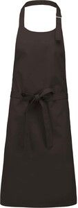 Kariban K895 - Cotton apron without pocket Chocolate