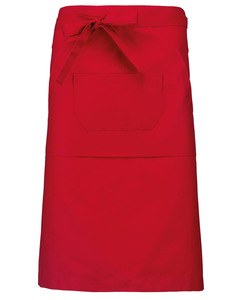 Kariban K897 - Polycotton long apron Red