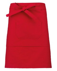 Kariban K899 - Polycotton mid-length apron Red