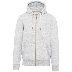 Kariban KV2306 - Men’s vintage zipped hooded sweatshirt