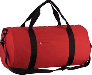 Kimood KI0633 - Tubular hold-all bag Red / Black