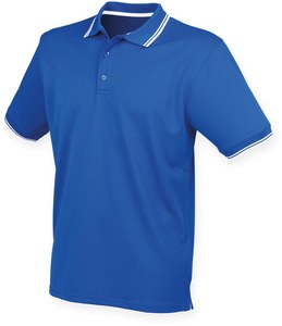 Henbury H482 - Mens Coolplus® Tipped Polo Shirt