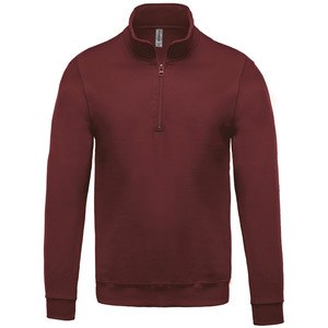 Kariban K478 - Zip neck sweatshirt Wine