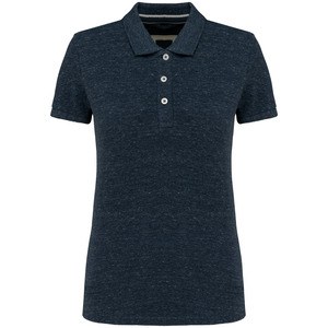 Kariban KV2207 - Ladies' vintage short sleeve polo shirt Night Blue Heather