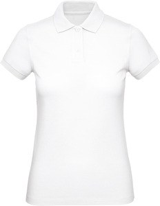 B&C CGPW440 - Ladies' organic polo shirt White