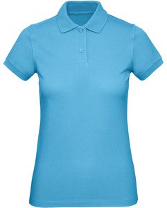 B&C CGPW440 - Ladies' organic polo shirt Very Turquoise
