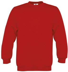 B&C CGWK680 - Kids' crew neck sweatshirt Red