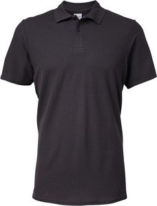 Gildan GI64800 - Softstyle Men's Double Piqué Polo Shirt Charcoal