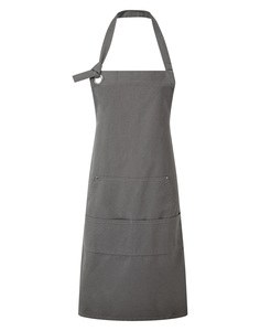 Premier PR137 - ‘Calibre’ bib apron Dark Grey