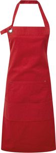 Premier PR137 - ‘Calibre’ bib apron Red