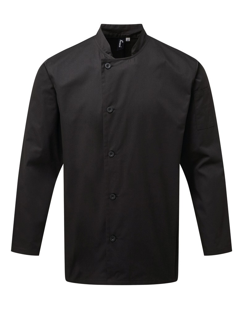 Premier PR901 - ‘Essential’ long sleeve chef’s jacket.