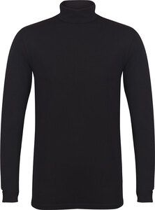 Skinnifit SFM125 - Men's Feel Good Roll Neck T-Shirt Black
