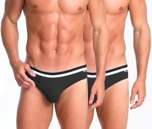 DIM D05H1 - Pack of 2 Briefs DIM BASIC  Noir/Noir