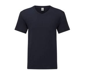 FRUIT OF THE LOOM SC154 - T-shirt homme col V Deep Navy