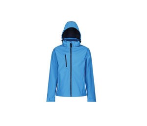 Regatta RGA701 - Men's softshell jacket with hood French Blue/Navy