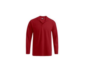 Promodoro PM4600 - Men's long-sleeved polo shirt 220 Fire Red