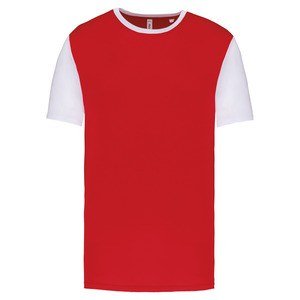 Proact PA4023 - Aikuisten Bicolour lyhythihainen t-paita Sporty Red / White