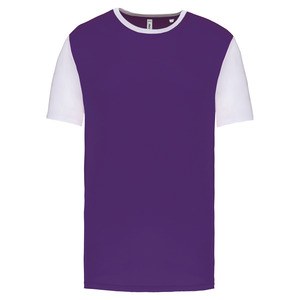 Proact PA4023 - Aikuisten Bicolour lyhythihainen t-paita Sporty Purple / White
