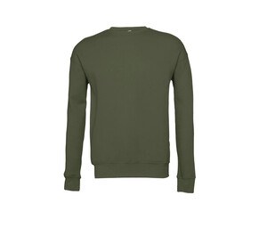 Bella+Canvas BE3945 - Unisex round neck sweatshirt Military Green