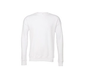 Bella+Canvas BE3945 - Unisex round neck sweatshirt White