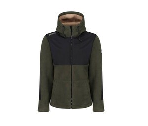 REGATTA RGF664 - TACTICAL GARRISON HOODED WINTER JACKET Dark Khaki/Black