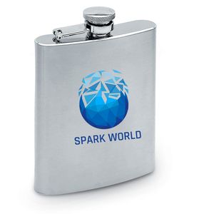 GiftRetail KC4703 - SLIMMY FLASK Ohut taskumatti matt silver