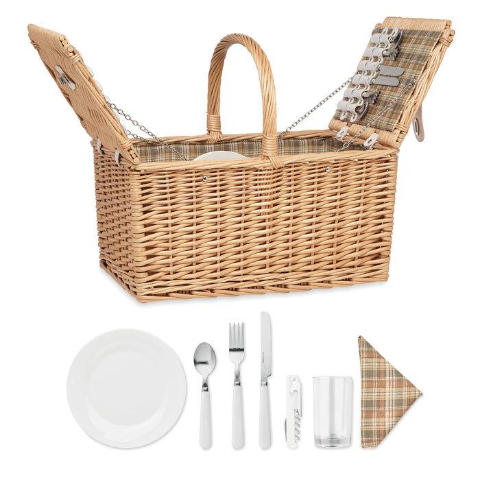 GiftRetail MO6194 - MIMBRE PLUS Picnic-kassi
