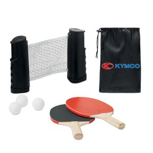 GiftRetail MO6517 - PING PONG Pöytätennissetti Black