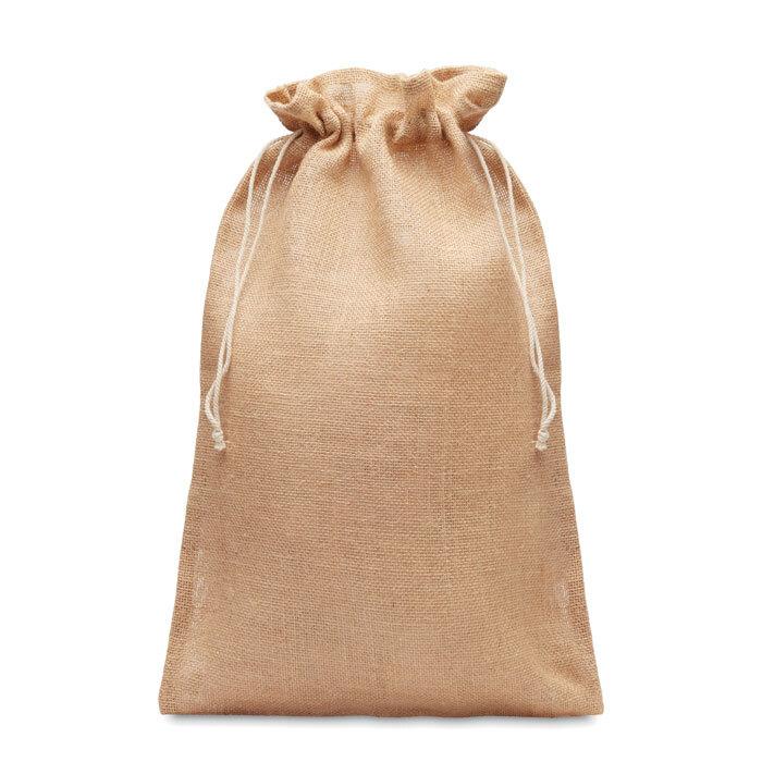 GiftRetail MO9930 - JUTE LARGE Suuri juuttilahjapussi 30x47cm