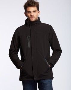 Mustaghata MONTERO - SOFTSHELL JACKET UNISEX WITH REMOVABLE HOOD HooDDooH