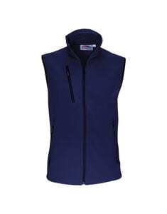 Mustaghata MONTEVISO - BODYWARMER SOFTSHELL UNISEX 2 LAYERS Navy