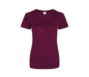Just Cool JC005 - Neoteric ™ Women's Breathable T-Shirt Burgundy