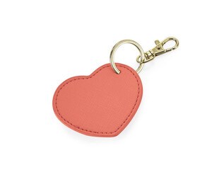 BAG BASE BG746 - BOUTIQUE HEART KEY CLIP Coral