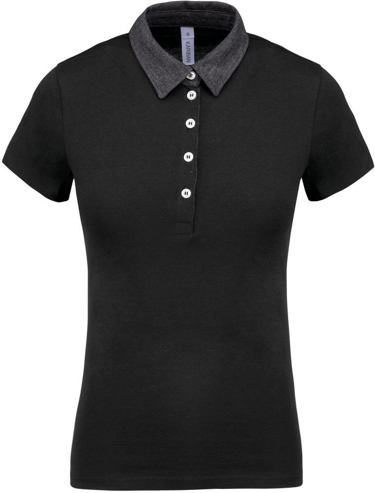 Kariban K261 - Ladies’ two-tone jersey polo shirt