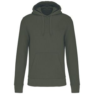 Kariban K4027 - Men's eco-friendly hooded sweatshirt Dark Khaki