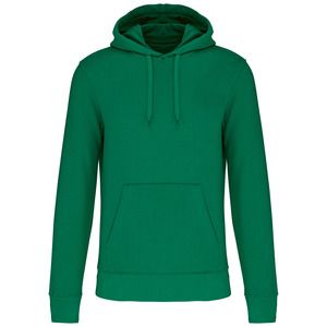 Kariban K4027 - Men's eco-friendly hooded sweatshirt Kelly Green