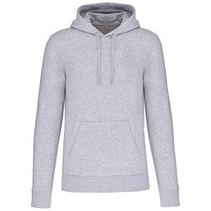 Kariban K4027 - Men's eco-friendly hooded sweatshirt Oxford Grey