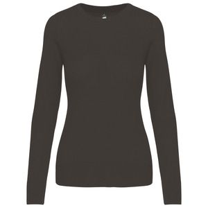 Kariban K968 - LADIES' ROUND NECK JUMPER Dark Grey