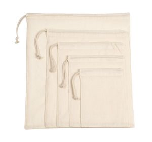 Kimood KI0729 - Sliding drawstring in organic cotton Natural