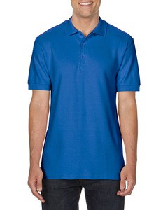 GILDAN GIL85800 - Polo Premium Cotton Double Pique SS for him Royal Blue