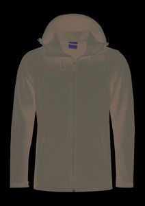 Lemon & Soda LEM3629 - Jacket Hooded Softshell for him Dark Grey