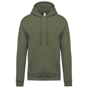 Kariban K476 - Men’s hooded sweatshirt Caper Green