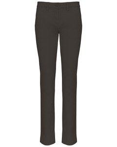 Kariban K741 - Ladies’ chino trousers Dark Grey